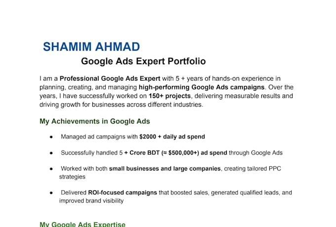expert google ads PPC campaign setup and management